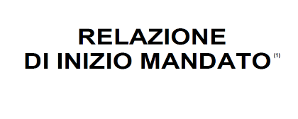 RELAZIONE DI INIZIO MANDATO 2026-2031